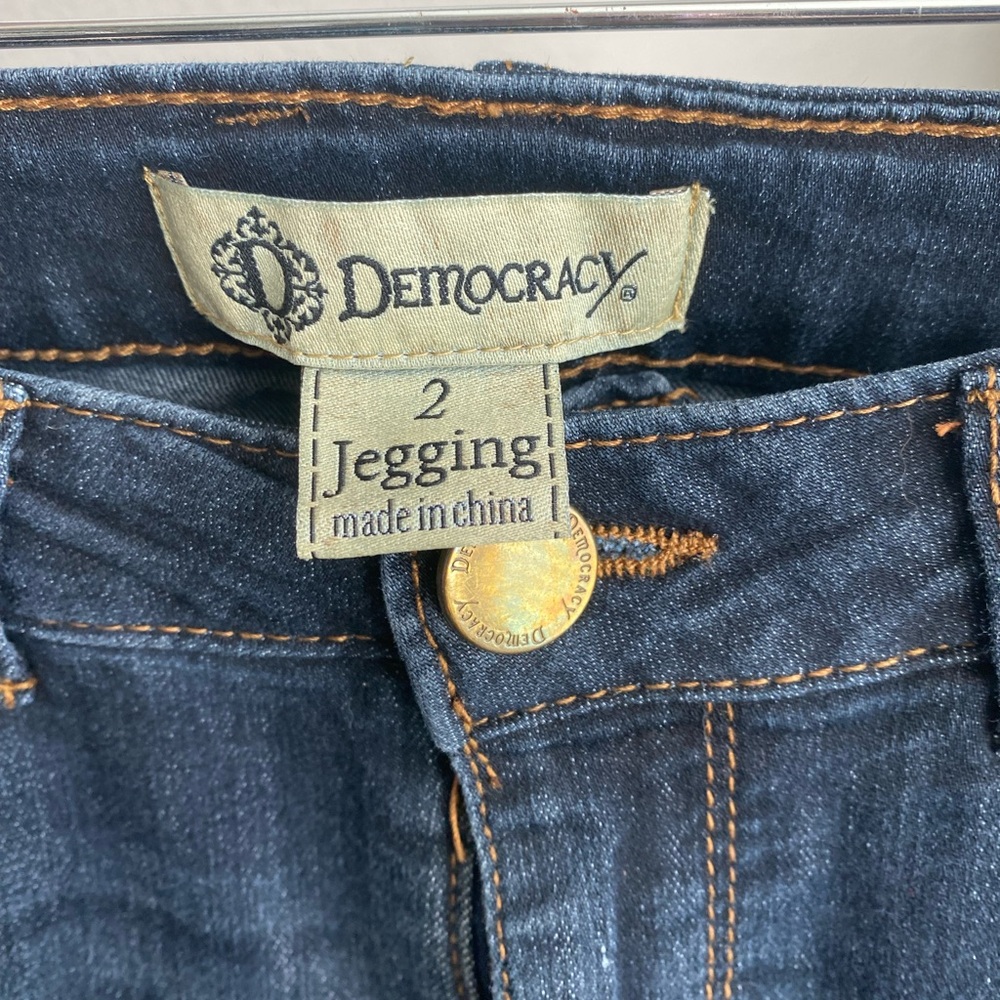 Democracy Womens Jegging Jeans Size‎ 2 Dark Wash Mid-Rise - Picture 3 of 5